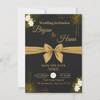 Invitación Public Wedding Invitation – Elegant Minimal Design