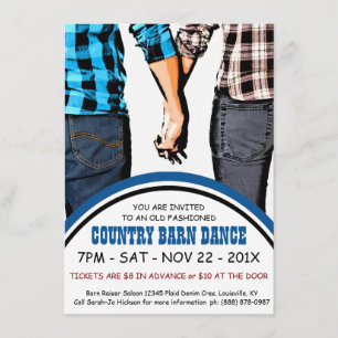 Invitación Publicidad de baile en Country Square
