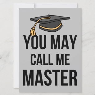 Invitación Puede Llamarme Maestro I