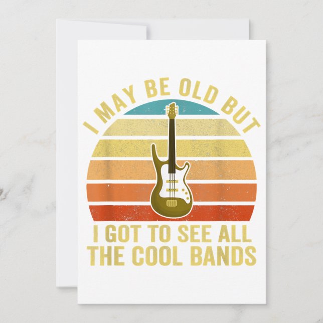 Invitación Puede Que Sea Viejo Pero Tengo Que Ver Todas Las B (Anverso)