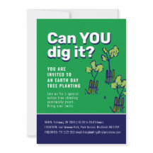 ¿Puedes cavar el evento de plantación de árboles e