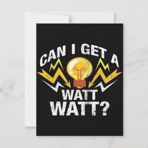 Invitación ¿Puedo conseguir un Watt Watt? - Electricista dive