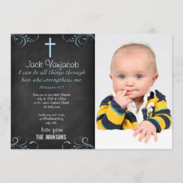 Invitación Puedo hacer todas las cosas a través de Cristo beb