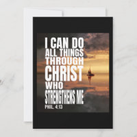 PUEDO HACER TODAS LAS COSAS A TRAVÉS DE CRISTO QUE