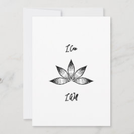 Invitación Puedo Inspirador Determinación Lotus