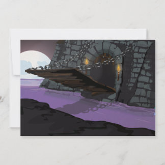Invitación Puente levadizo y foso del castillo