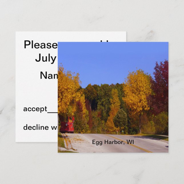 Invitación Puerto de Huevo, Temporada de Caída de la Primera  (Anverso / Reverso)