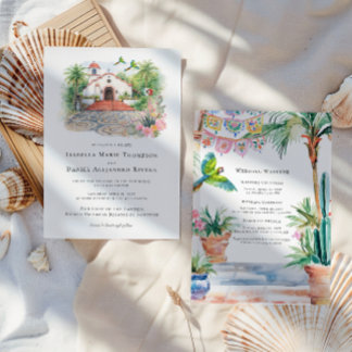 Invitación Puerto Vallarta Chapel Wedding Invitation