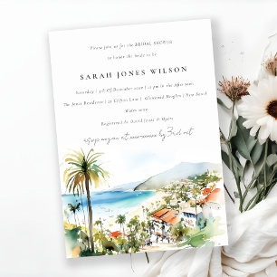 Invitación Puerto Vallarta México Abridor de Regalos de Boda 