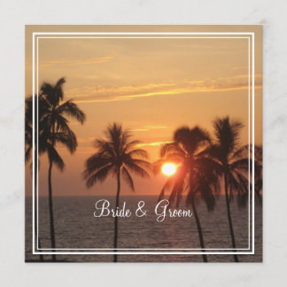 Invitación Puesta de sol de PixDezines en la playa de Mauna K