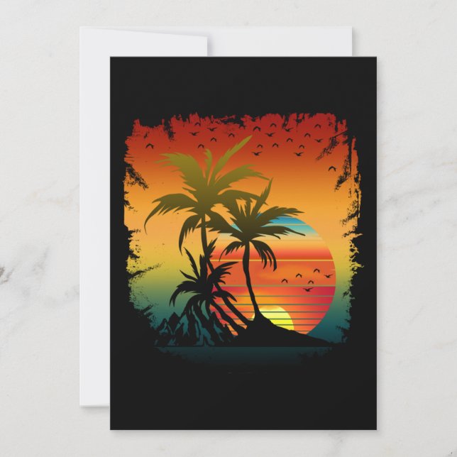 Invitación Puesta del sol (Anverso)
