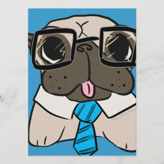 Invitación Pug de Office
