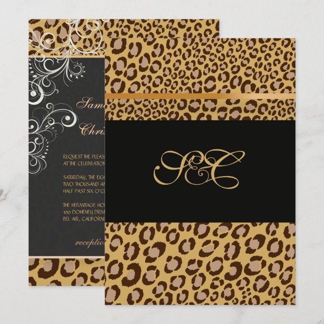 INVITACIÓN PUNTOS DE LEOPARD+TUMBONAS DE PERLA/VENTAJA (Anverso / Reverso)