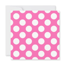 Puntos de Polka Rosado Caliente