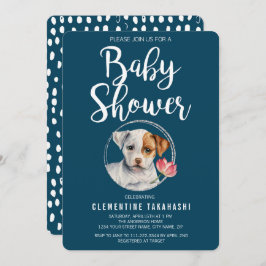 Invitación Puppy Baby Shower