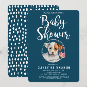 Invitación Puppy Baby Shower
