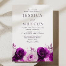 Purple Elegance: Boda Floral de Rosas Violetas Lil