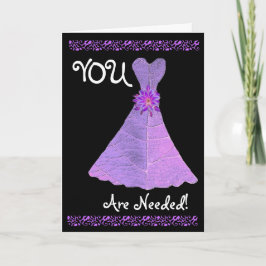 Invitación PURPLE Gown
