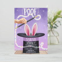 Purple Magic Show Birday