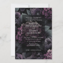 Purple Moody Floral