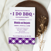 Purple Plaid | Partido de compromiso Rústico I DO 