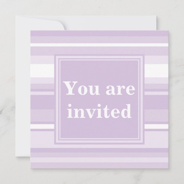 invitación púrpura de cardo (Anverso)