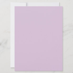 Invitación púrpura de Thistle Pastel blanco