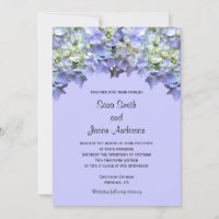 Púrpura Hydrangea Boda