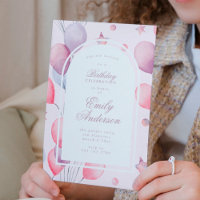 Púrpura rosa | Chica del partido de cumpleaños Bal