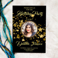 Purpurina confetti estrellas personalizado foto cu
