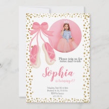 Purpurina Cute Ballerina Pink Gold | Cumpleaños de