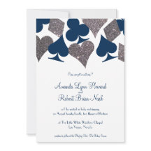 Purpurina de Faux Boda Navy Blue Silver