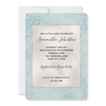 Purpurina de impresión de leopardo de la Casa de l