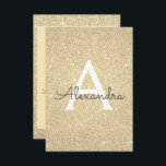 Invitación Purpurina de la espuma de oro dulce dieciséis cump<br><div class="desc">Purpurina Dorado De Lujo Esparkle Dulce Dieciséis Monograma Nombre e Invitación Inicial De Fiesta De Cumpleaños. Esta invitación es perfecta para la Fiesta de Aniversario del Purpurina Sweet 16 Gold Sparkle que busca celebrar en Oro.</div>