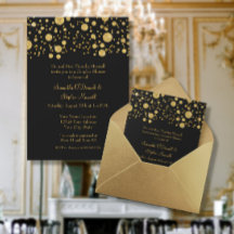Purpurina de la hoja de oro Confetti Dots Couples 