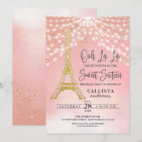Purpurina de la Torre Eiffel de Oro Esparkles Luce