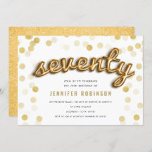 Purpurina de los Globos de Oro de los 70 Años