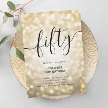 Purpurina de oro de Glam Moderno enciende 50 cumpl