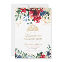 purpurina de oro foto de tiara Quinceañera