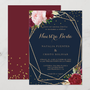 Invitaciones de boda Español único | Zazzle.es