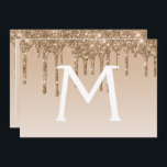 Invitación Purpurina de oro Quinceanera Guardar la fecha<br><div class="desc">Nombre del Monograma de la Quinceanera de la Celebración de la Marcha de Oro y Purpurina de Derivación inicial Guardar la Invitación de la Fiesta de Cumpleaños de la Fecha. Esta invitación es perfecta para el Fiesta Quinceanera Purpurina de la Marcha de Oro que busca celebrar en Oro.</div>