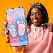 Purpurina de Revelación de Género Chica de niño be