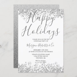 Invitación PURPURINA de SIlver Feliz feriado o Fiesta de Navi