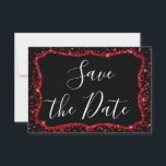 Invitación Purpurina del Corazón Rojo Sparkle Dulce Dieciséis<br><div class="desc">El Purpurina De Espuma De Los Corazones Rojos Confetti Dulce Dieciséis Invitaciones A La Fiesta De Cumpleaños. Esta invitación de Save the Date es perfecta para la fiesta de cumpleaños 16 de Red Confetti Sparkle Purpurina Sweet, que busca celebrar con los corazones rojos para el El día de San Valentín....</div>