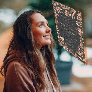 Invitación Purpurina Rosa Rosa Oro Leafs Bridal Birday Party