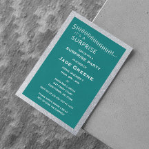 Purpurina verde azulado y plateado Fiesta sorpresa