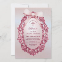 Purpurina Vintage Marco Rosa Bow Faux Relieve meta