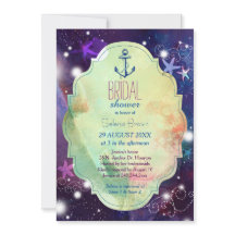 Purpurinoso Beach Starfish Nautical Bridal Shower