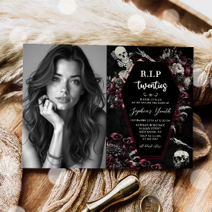 Invitación QEPD 20 años de muerte para mi juventud 30 cumplea