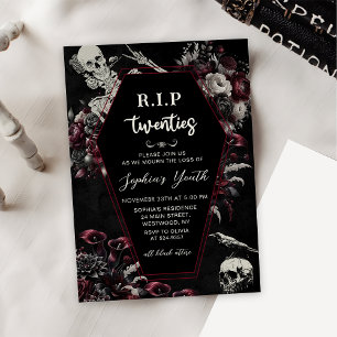 Invitación QEPD 20 años de muerte para mi juventud 30 cumplea